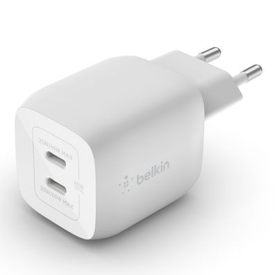 Belkin 45W Dual USB-C GaN Ladegerät mit Power Deliver und PPS