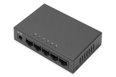 Digitus 5-Port Switch, 10/100 Mbps Fast Ethernet, Unmanaged