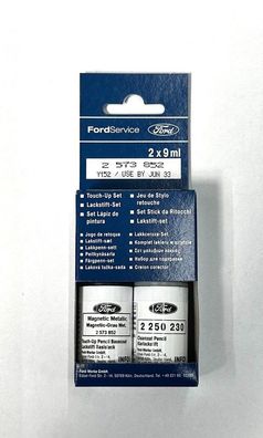 980,00€/1L) Original Ford Lackstift Magnetic Grau met. Stift Pinsel 2573852
