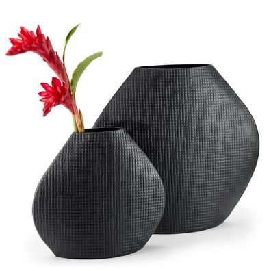 2er-Set Outback Vase aluminium Blumenvase zeitlos - Philippi Design