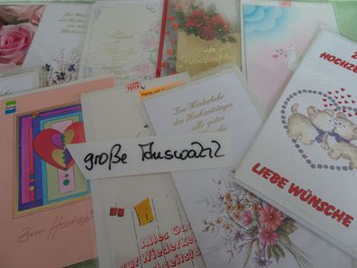 alte Grußkarten Zur Wiederkehr des Hochzeitstages -neutral- Zum Hochzeitstag