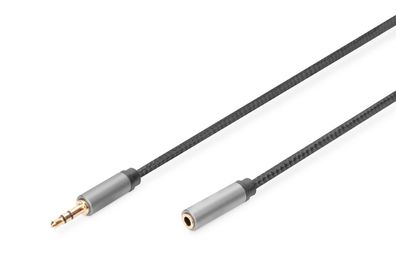 Digitus Audio Verläng. kabel, 3,5mm Klinke /3,5mm Buchse,1,8m