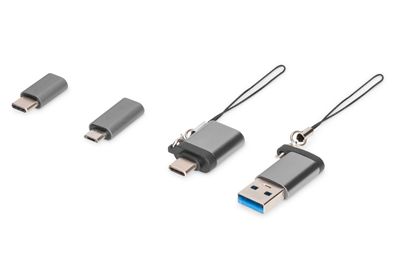 Digitus USB Adapterset, 4 - teilig