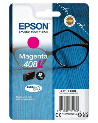Epson Tintenpatrone 408L DURABrite Ultra Magenta