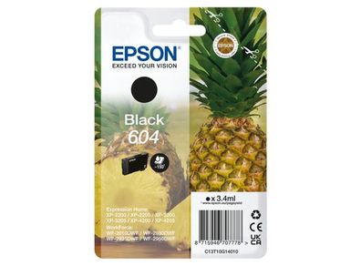Epson Tintenpatrone 604 Schwarz