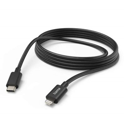 Hama 3m USB-C zu Lightning Schnell-Ladekabel Datenkabel für Apple iPhone iPad PD