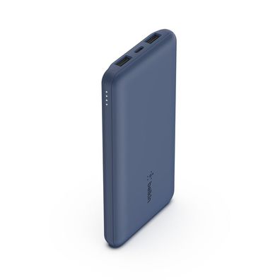 Belkin BOOST?CHARGE™ Powerbank, 10.000mAh 12W, USB-A und -C, blu