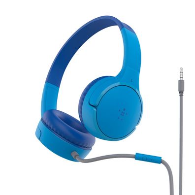 Belkin Soundform™ Mini kabelgebundene On-Ear Kopfhörer blau