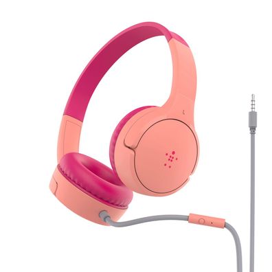 Belkin Soundform™ Mini kabelgebundene On-Ear Kopfhörer pink