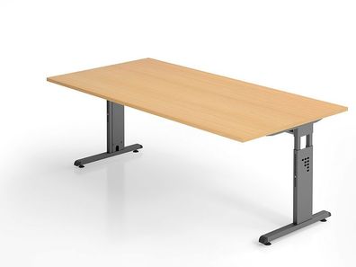 Büro Schreibtisch 200x100 cm Modell OS2E höheneinstellbar