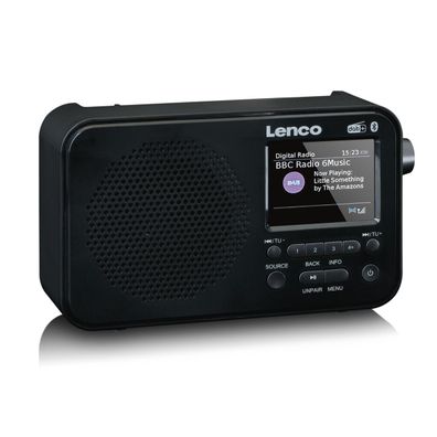 Lenco PDR-036BK - DAB + / FM-Radio mit Bluetooth® - Schwarz