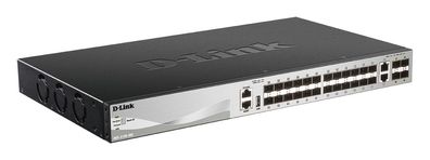D-Link DGS-3130-30S/ E 30-Port L2+ Fiber Gigabit Stack Switch