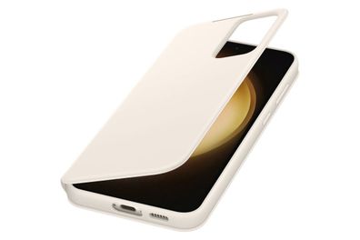 Samsung Smart View Wallet Case für Galaxy S23 + , Cream