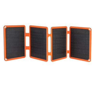 4smarts Solar Panel VoltSolar Compact 10W USB-A schwarz/ orange