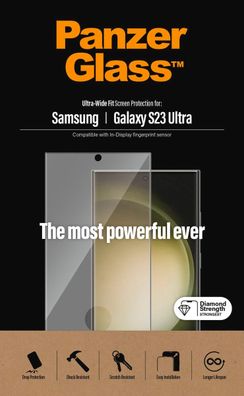 PanzerGlass Screen Protector Samsung Galaxy S23 Ultra, AWF