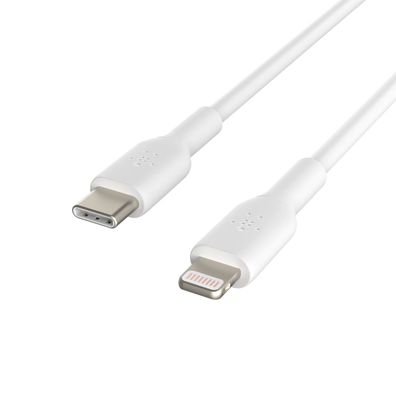 Belkin BOOST CHARGE™ Lightning auf USB-C Kabel, 2m, weiß