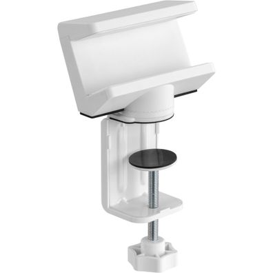 InLine® Tischklemme für Steckdosenleiste, drehbar, Schraubklemme, weiß