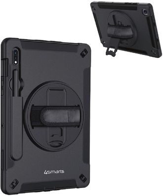 4smarts Rugged Tablet Case GRIP für Galaxy Tab S7/ S8 schwarz