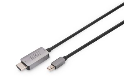 Digitus 8K Mini DisplayPort Adapterkabel, mini-DP - HDMI Typ A