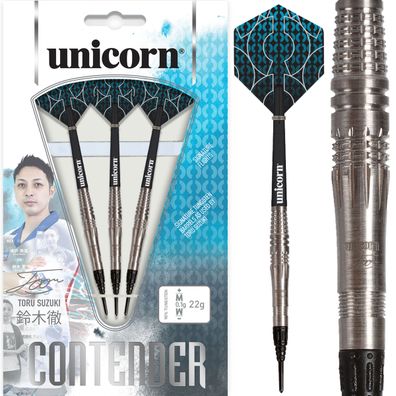 Unicorn Contender Toru Suzuki Phase 2 Soft Darts / Verpackungseinheit 1 / 22 Gr.