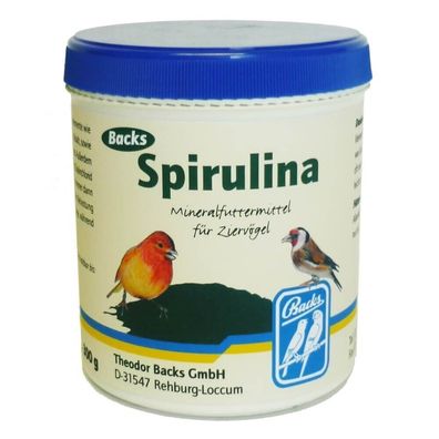 Backs Spirulina für Vögel 300 g natürliche Vitamine Mineralstoffe Antioxidantien