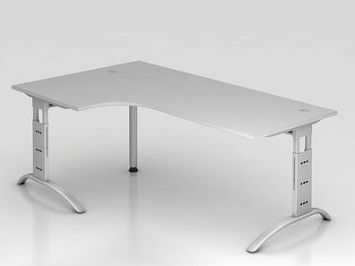 Büro Schreibtisch 200x120 cm Winkelform FS82 höheneinstellbar