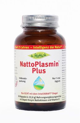 Dr. Hittich NattoPlasmin Plus, 1/2/4x 90 Kapseln, Nattokinase, Polyphenole