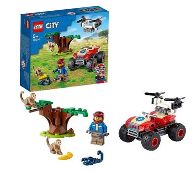 LEGO 60300 City Wildlife Tierrettungs-Quad Kinderspielzeug ab 5 Jahren