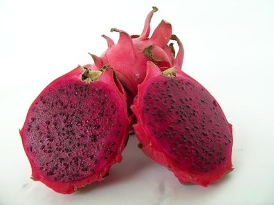Rote Drachenfrucht - Dragon Fruit - Pitahaya - 10+ Samen - Rotfleischig Gx 005