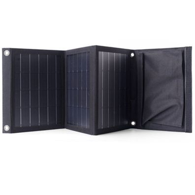 Choetech Solar Tourist Charger 22W faltbares Solarladegerät 2x USB schwarz (SC005)