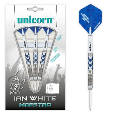 Unicorn Ian White Maestro Phase 2 Steel Darts, 1 Satz / 23 Gr.