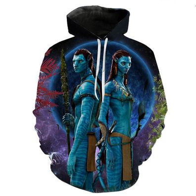 Avatar 2 The Way of Water Hoodie Jake Sully Neytiri 3D Druck Kapuzenpullover Sweater