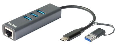D-Link DUB-2332 USB-C/ USB auf Gigabit Ethernet