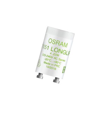 OSRAM ST151 Longlife Starter Reihenschaltung Leuchtstoffröhre 4-22 W Neonlampe