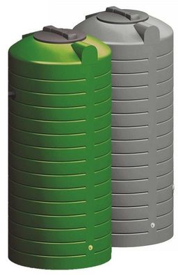 Wisy Regentonne Stabilix 500 Liter grün und grau, Regenfass, Regenwasser