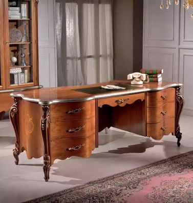 Schreibtisch Tisch Italienische Einrichtung Möbel Holz Büro Sekretär