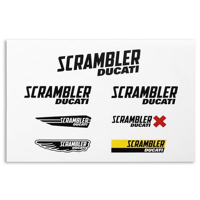 Scrambler Ducati Aufkleberset "Logos" 987691867