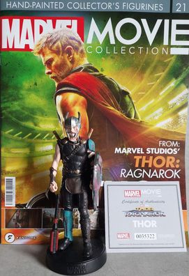 MARVEL MOVIE Collection #59 Thor Figurine (Thor: Ragnarok) Eaglemoss engl. Magazin