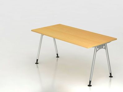 Büro Schreibtisch 160x80 cm Modell AS16 stufenlos höheneinstellbar