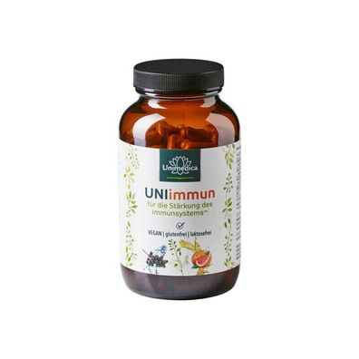 UNIimmun Stärkung des Immunsystems Quercetin, Vitamin C + Zink 180 Kaps