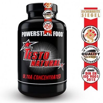 Powerstar FOOD 129 Tbl Testonatural Natural pflanzliche Steroide Bodybuilding