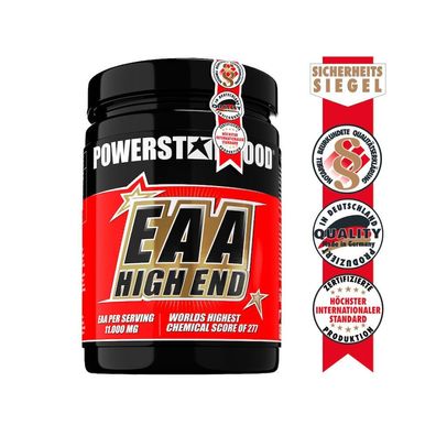 Powerstarfood EAA HIGH END Essentielle Aminos 500 g Pulver Bodybuilding