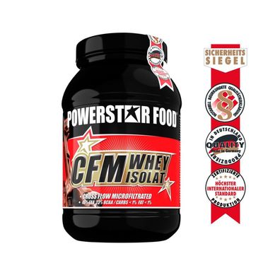 Powerstarfood 1000g CFM WHEY ISOLAT - Whey Protein Isolate Schocko Bodybuilding!