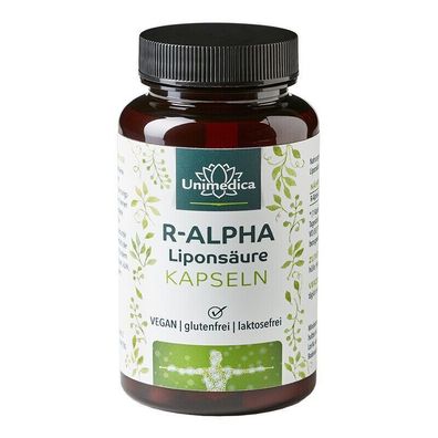 Unimedica R-Alpha-Liponsäure 150 mg pro Tagesdosis 120 Kaps hoch bioverfügbar!