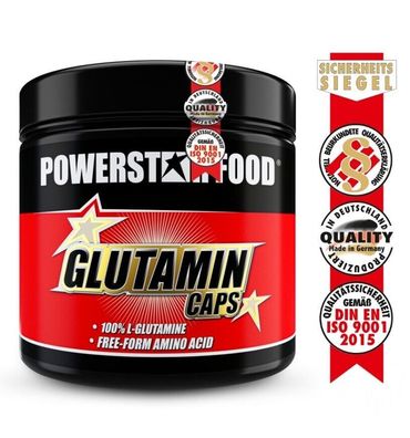 Powerstarfood 300 Kaps L-Glutamin B6 Bodybuilding Bestseller!