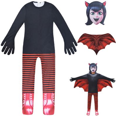 Hotel Transylvania Mavis Cos Batman Cosplay Jumpsuit Kinder Halloween Onesie für Fans