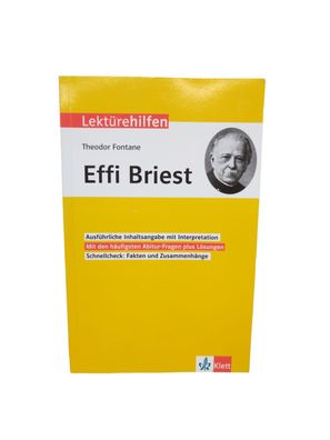 Lektürehilfen Theodor Fontane "Effi Briest" ungelesen