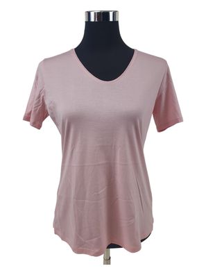 Calida Shirt T-Shirt V-Neck Rosa XS swiss cotton