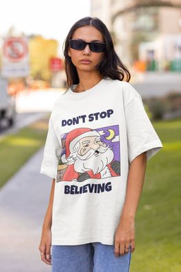 Bio Damen Oversize T-Shirt xmas weihnachten funny sprüche lustig
