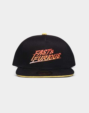 Universal - Fast & Furious - Gradient Logo - Snapback Cap Black Neu Top